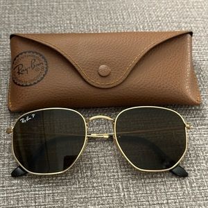 Ray-Ban Flat Hexagonal Sunglasses